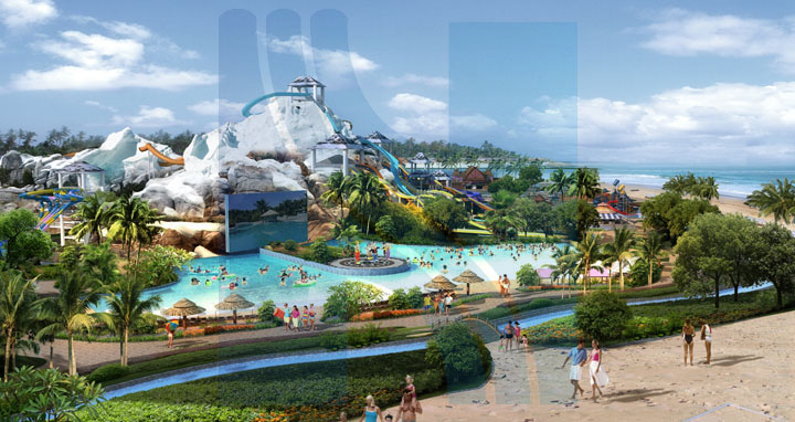 ?；◢u水上樂園海嘯狂歡區(qū)效果圖