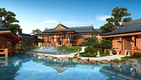 ?；◢u五國溫泉城日式溫泉設計
