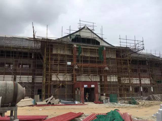 海花島五國溫泉城日式溫泉規(guī)劃建設現(xiàn)場